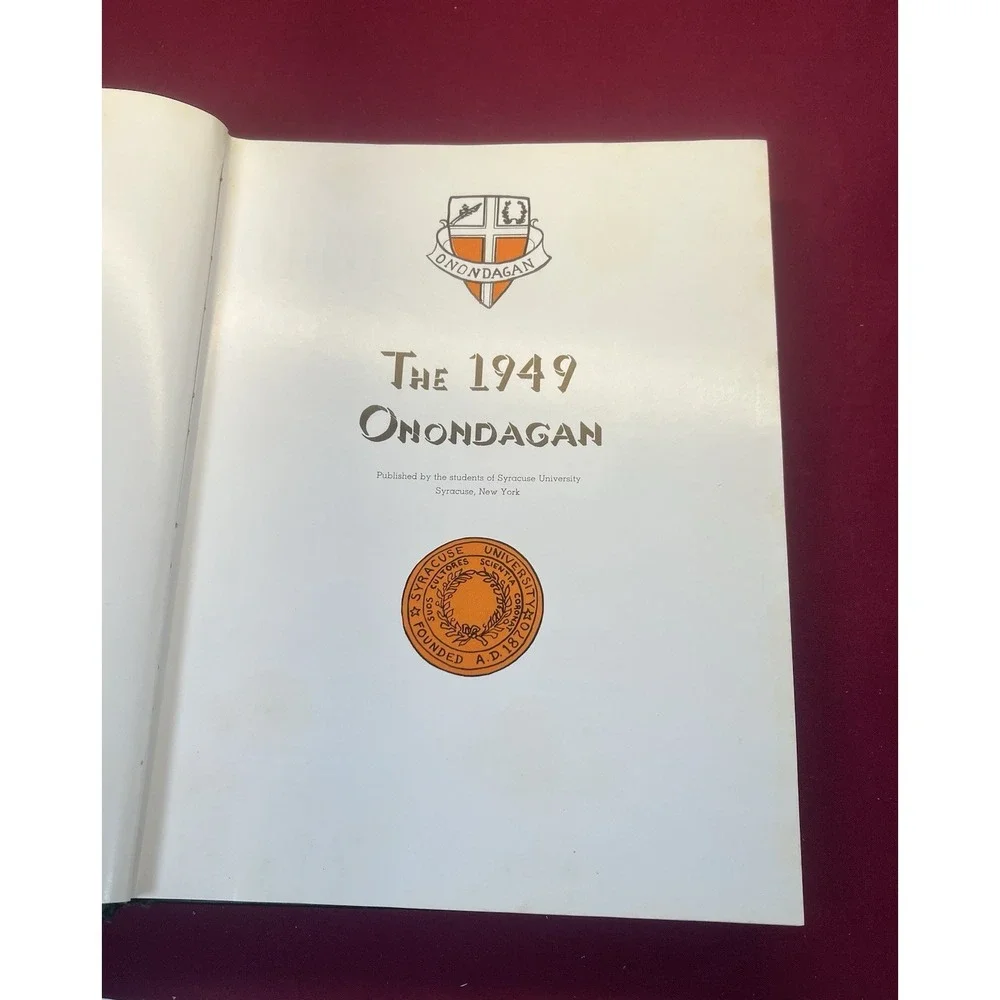 1949 Syracuse University Yearbook‎ - Jerry Stiller, Dick Clark Bernie Custis